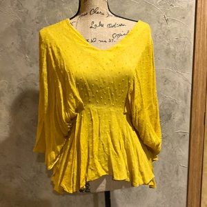 Unfeeling mustard blouse